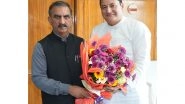 India News | Jammu and Kashmir Agriculture Minister Calls on Himachal Pradesh CM Sukhu