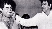 Entertainment News | Dharmendra Remembers Dilip Kumar as He Shares Vintage Picture of 'Mughal-E-Azam' Star with His Son Sunny Deol