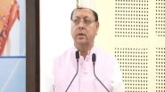 India News | Uttarakhand CM Pushkar Singh Dhami Sets Target of 1000 Startups in the Next Five Years