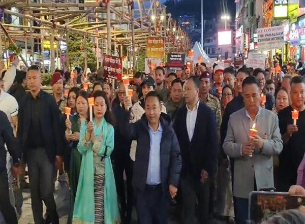 India News | Sikkim Krantikari Morcha Organise 'Shradhanjali Sabha' in Gangtok, Pay Tribute to Victims of Pahalgam Attack