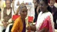 Entertainment News | 96-year-old Puppeteer Bhimavva Doddabalappa Shillekyathara Conferred with Padma Shri