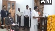 India News | Tamil Nadu: T Mano Thangraj Takes Oath as State Minister in Reshuffled Cabinet