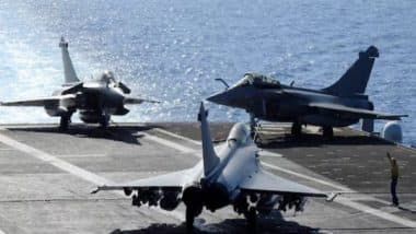 World News | India, France Sign Intergovernmental Agreement on 26 Rafale Jets for Indian Navy