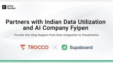 Business News | PrimeNumber Partners with Indian Data Utilization and AI Company Fyipen to Provide One-Stop Support from Data Integration to Visualization