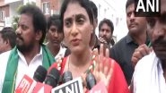 India News | Andhra Congress Chief YS Sharmila Claims House Arrest, Slams Chandrababu Naidu Government