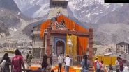 India News | Kedarnath Temple Being Adorned with 13 Quintals of Flowers Ahead of May 2 Opening