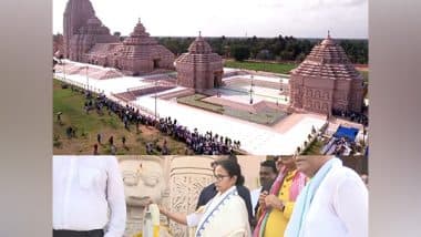 India News | West Bengal CM Mamata Banerjee Attends 'Pran Pratishtha' Ceremony of Shri Jagannath Temple in Digha