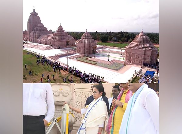 India News | West Bengal CM Mamata Banerjee Attends 'Pran Pratishtha' Ceremony of Shri Jagannath Temple in Digha