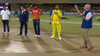 Sports News | IPL 2025: PBKS Skipper Shreyas Iyer Wins Toss, Opts to Bowl Against CSK