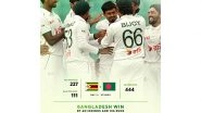 Sports News | Mehidy's All-round Show Powers Bangladesh to Innings Victory over Zimbabwe in 2nd Test
