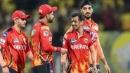 Sports News | Chahal's Hat-trick Helps Punjab Kings Restrict Chennai Super Kings to 190; Curran Misses Ton