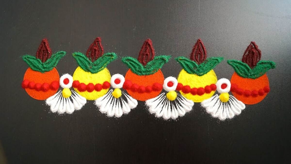 Find beautiful Rangoli ideas ideal for smaller homes or limited spaces during Akshaya Tritiya. Find beautiful Rangoli ideas ideal for smaller homes or limited spaces during Akshaya Tritiya.