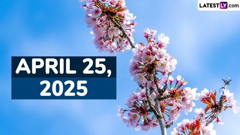April 25, 2025 Special Days: Which Day Is Today? Know Holidays, Festivals, Events, Birthdays, Birth and Death Anniversaries Falling on Today's Calendar Date