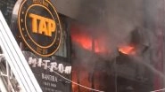 Bandra Fire: Massive Blaze Erupts at Electronics Goods Showroom Building in Mumbai; 12 Fire Engines on Spot (Watch Videos)