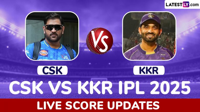 KKR Win By Eight Wickets | CSK vs KKR IPL 2025 Highlights: Kolkata Knight Riders Register Dominant Win at Chepauk, Chennai Super Kings Slump to Fifth Loss