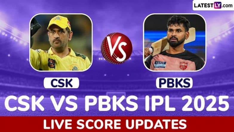 PBKS Win by Four Wickets | CSK vs PBKS Highlights of IPL 2025: Shreyas Iyer, Yuzvendra Chahal Help Visitors Scalp Clinical Victory