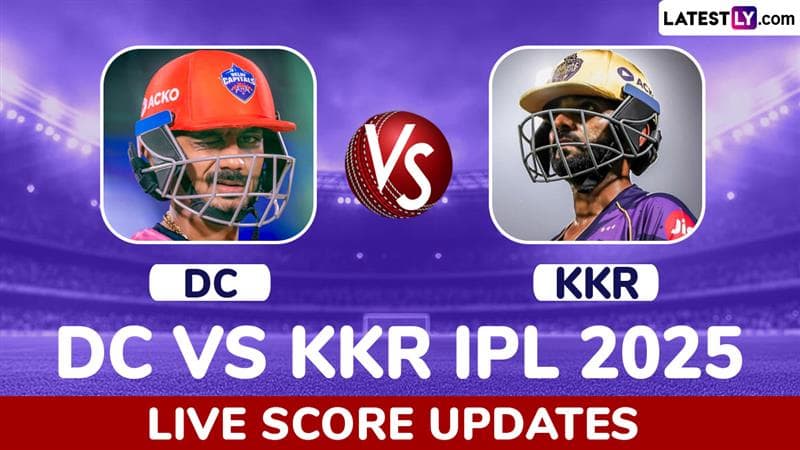 KKR Win By 14 Runs | DC vs KKR Highlights of IPL 2025: Sunil Narine's All-Round Performance Keeps Kolkata Knight Riders Alive