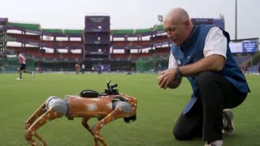 IPL Unveils New ‘Robot Dog’ for Broadcast Team Ahead of DC vs MI IPL 2025 Match in Delhi (Watch Video)