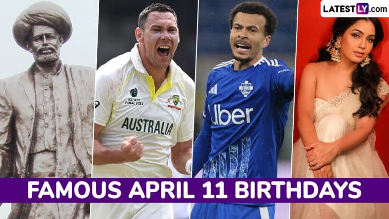 Famous Birthdays on April 11: Jyotirao Phule, Scott Boland, Dele Alli and Shubhangi Atre – Know About Celebrities and Influential Figures Born on April 11