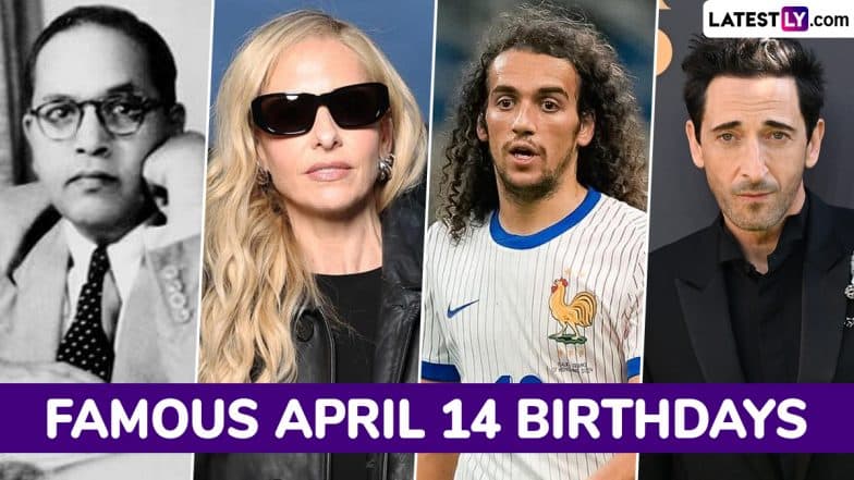 Famous Birthdays on April 14: BR Ambedkar, Sarah Michelle Gellar, Matteo Guendouzi and Adrien Brody – Know About Celebrities and Influential Figures Born on April 14