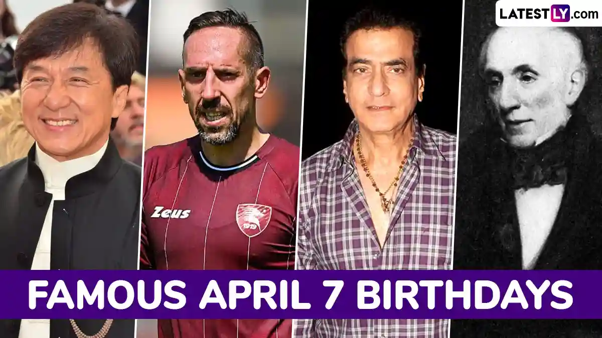 Lifestyle News Famous April 7 Birthdays and Birth Anniversaries Know