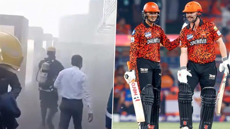 IPL 2025: Fire Breaks Out at Hyderabad Hotel Where SRH Team Was Staying, No One Injured (Watch Video) | 🏏 LatestLY