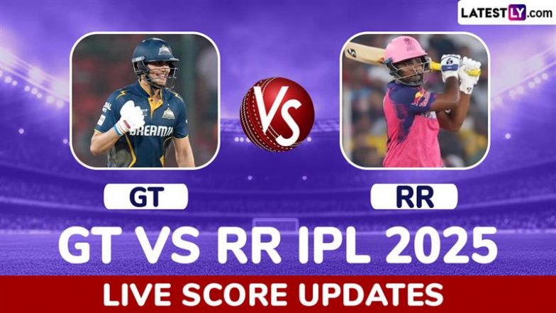 GT Win By 58 Runs | GT vs RR Highlights of IPL 2025: Prasidh Krishna, Rashid Khan Shine As Shubman Gill and Co Continue Winning Run