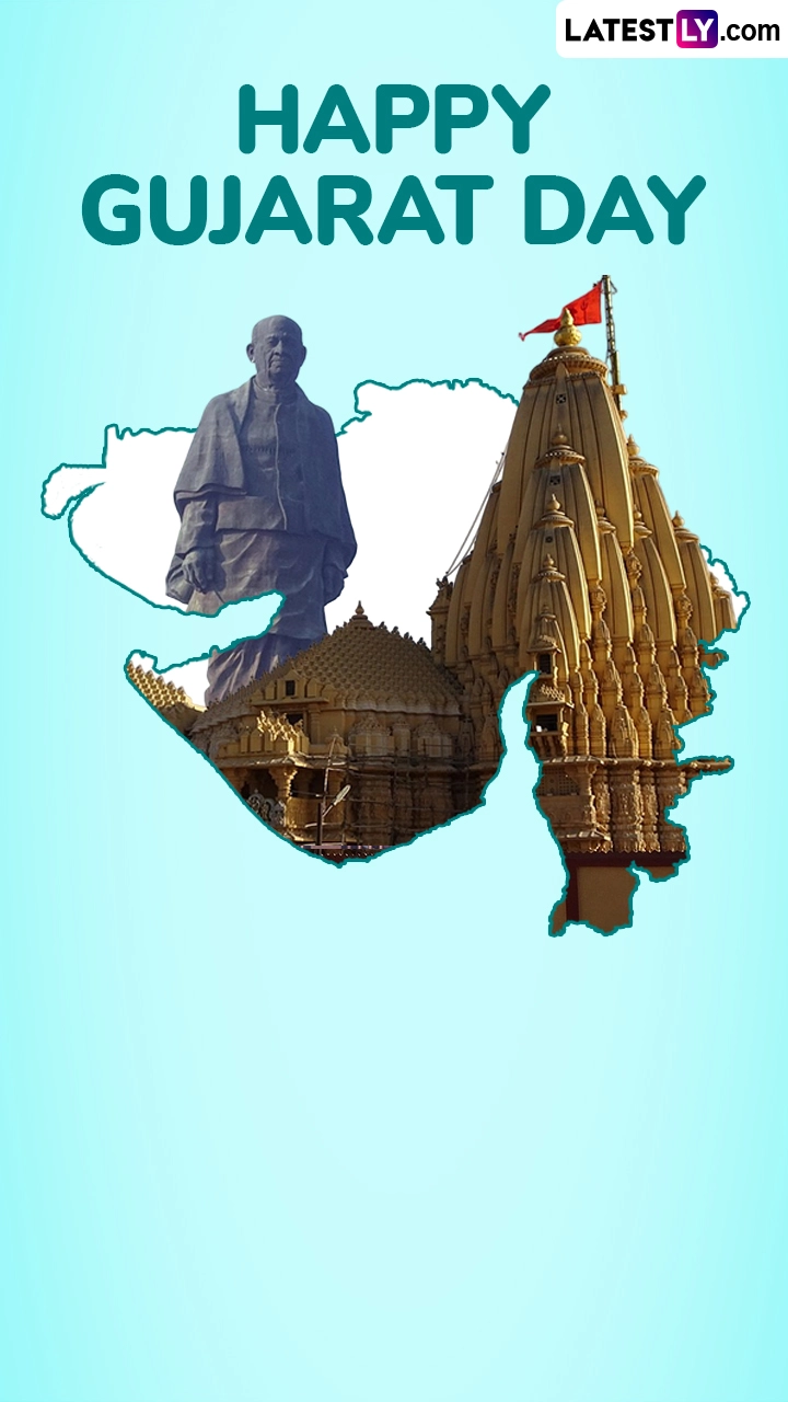 Gujarat Day 2025 Wishes, Messages and Wallpapers To Celebrate Gujarat Formation Day