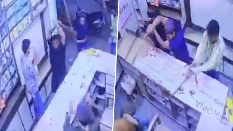 Roorkee: Medical Store Owner Brutally Attacked by Stick-Wielding Youths in Uttarakhand’s Piran Kaliyar; CCTV Video Captures Shocking Incident, 2 Held