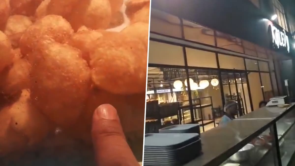 Ghaziabad: Cockroaches Found Crawling Over Pani Puri at Famous Kaleva Restaurant, Viral Video Exposes Alarming Hygiene Lapses