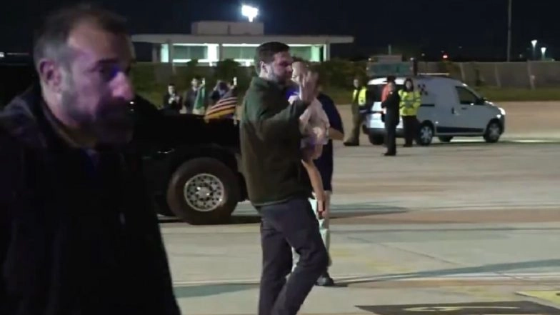 US Vice President JD Vance Concludes Italy Visit, Departs for India