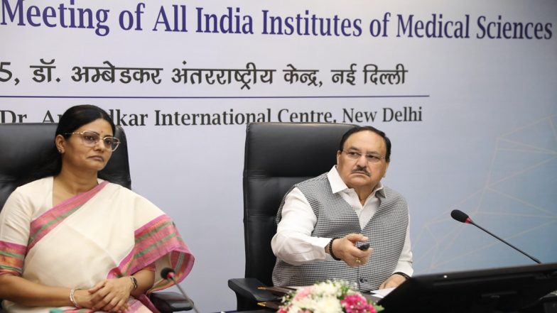 JP Nadda Launches Patient Referral Portal for AIIMS; Pilot To Connect AIIMS Delhi and Bilaspur (See Pics)