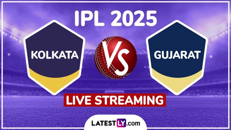 Kolkata Knight Riders vs Gujarat Titans IPL 2025 Free Live Streaming Online: How To Watch KKR vs GT Indian Premier League T20 Cricket Match Live Telecast on TV?