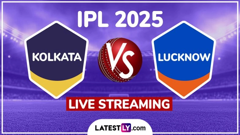 Kolkata Knight Riders vs Lucknow Super Giants IPL 2025 Free Live Streaming Online: How To Watch KKR vs LSG Indian Premier League T20 Cricket Match Live Telecast on TV?