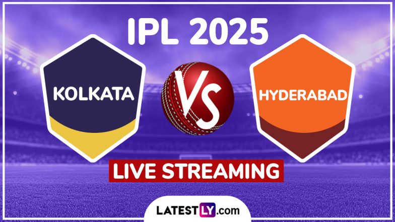 Kolkata Knight Riders vs Sunrisers Hyderabad IPL 2025 Free Live Streaming Online: How To Watch KKR vs SRH Indian Premier League T20 Cricket Match Live Telecast on TV?