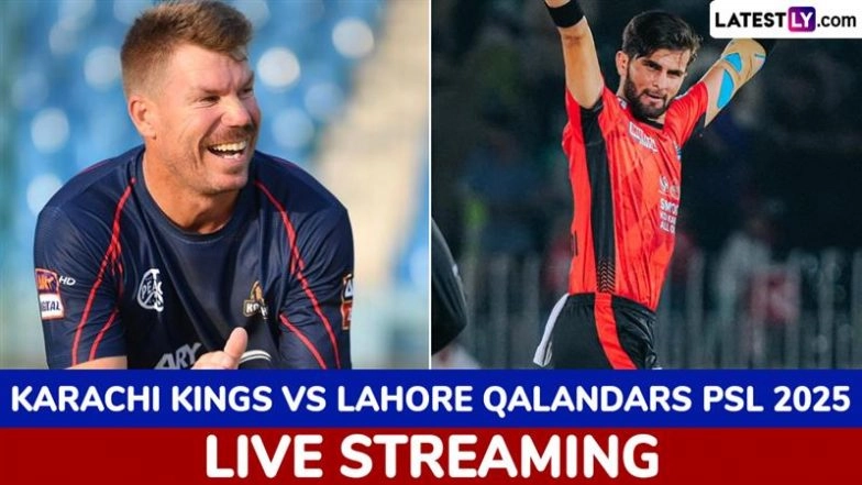  Where to Watch Karachi Kings vs Lahore Qalandars in PSL 2025?