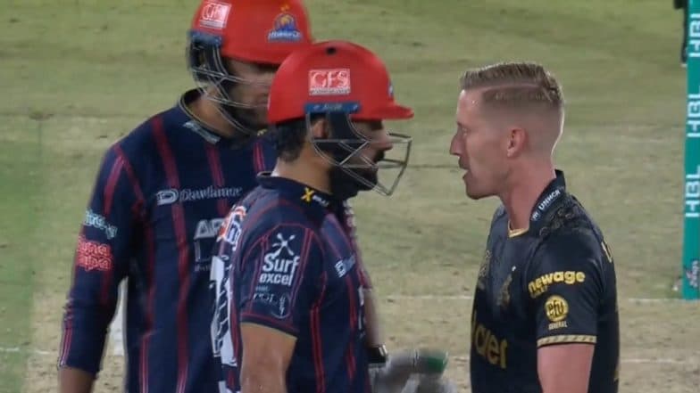 Luke Wood and Khushdil Shah Engage in Heated Argument During Peshawar Zalmi vs Karachi Kings PSL 2025 Match (Watch Video)