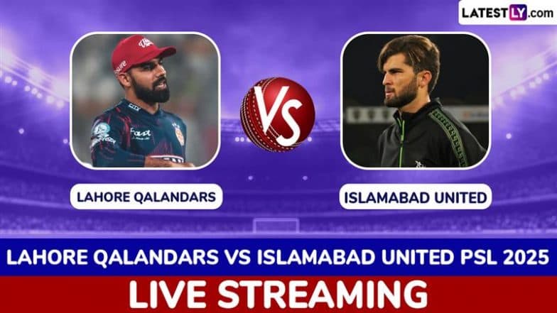 Where to Watch Lahore Qalandars vs Islamabad United PSL 2025 Free Live Streaming Online
