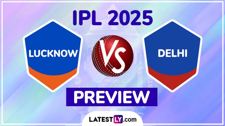 LSG vs DC IPL 2025 Preview: Key Battles, H2H, Impact Players and More About Lucknow Super Giants vs Delhi Capitals Indian Premier League Season 18 Match 40