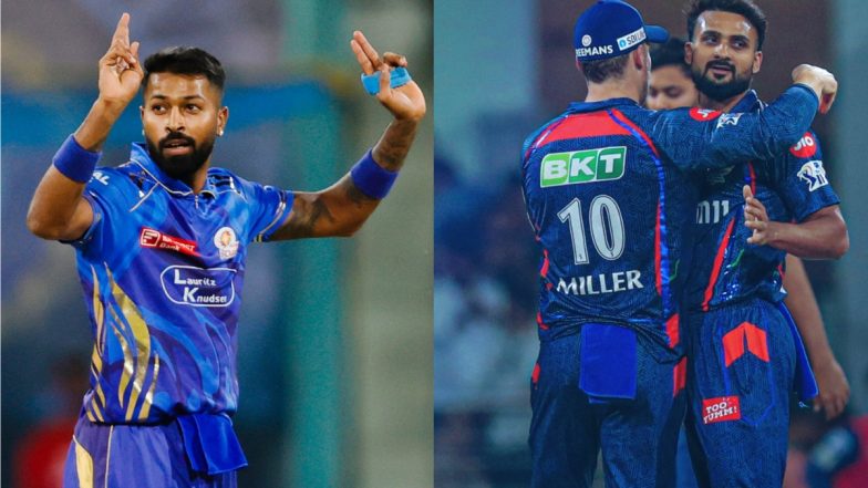 Lucknow Super Giants Beat Mumbai Indians by 12 Runs in IPL 2025; Mitchell Marsh, Aiden Markram, Digvesh Rathi Guide LSG to Thrilling Win Against Five-Time Champions