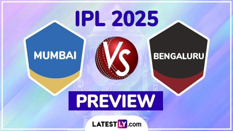IPL 2025: Mumbai Indians vs Royal Challengers Bengaluru Match Preview
