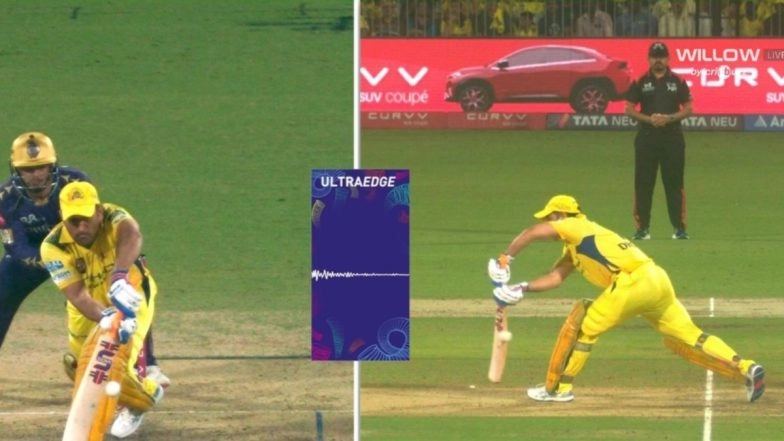 Out or Not Out? Fans Divided Over Third Umpire's Controversial Decision on MS Dhoni's Dismissal During CSK vs KKR IPL 2025 Match