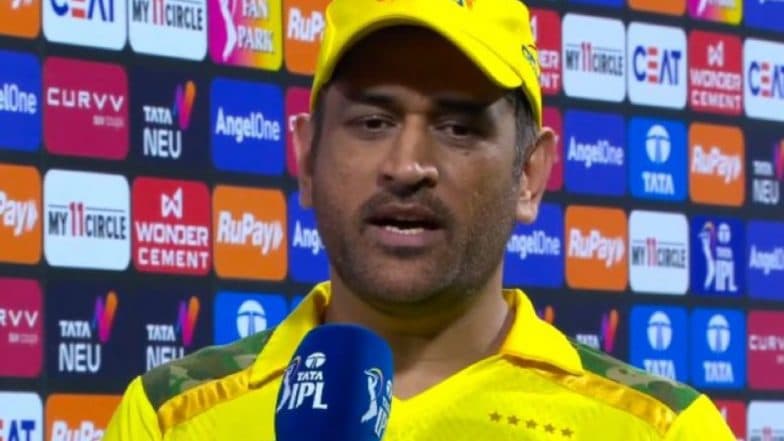 MS Dhoni Becomes Oldest Player To Win Man of the Match Award in IPL History at the Age of 43 Years and 281 Days, Achieves Feat in LSG vs CSK IPL 2025 Match