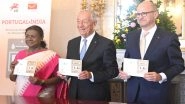 Droupadi Murmu in Lisbon: President Murmu Launches Postage Stamps Commemorating 50 Years of India-Portugal Diplomatic Relations (See Pics)