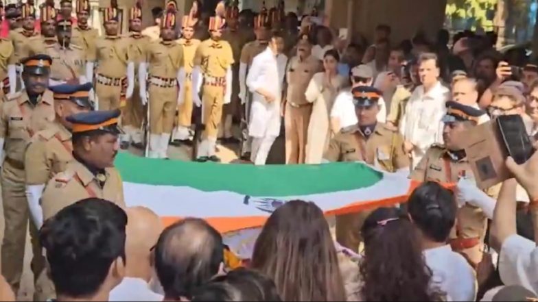 Manoj Kumar Mortal Remains Taken for Final Rites With State Honours