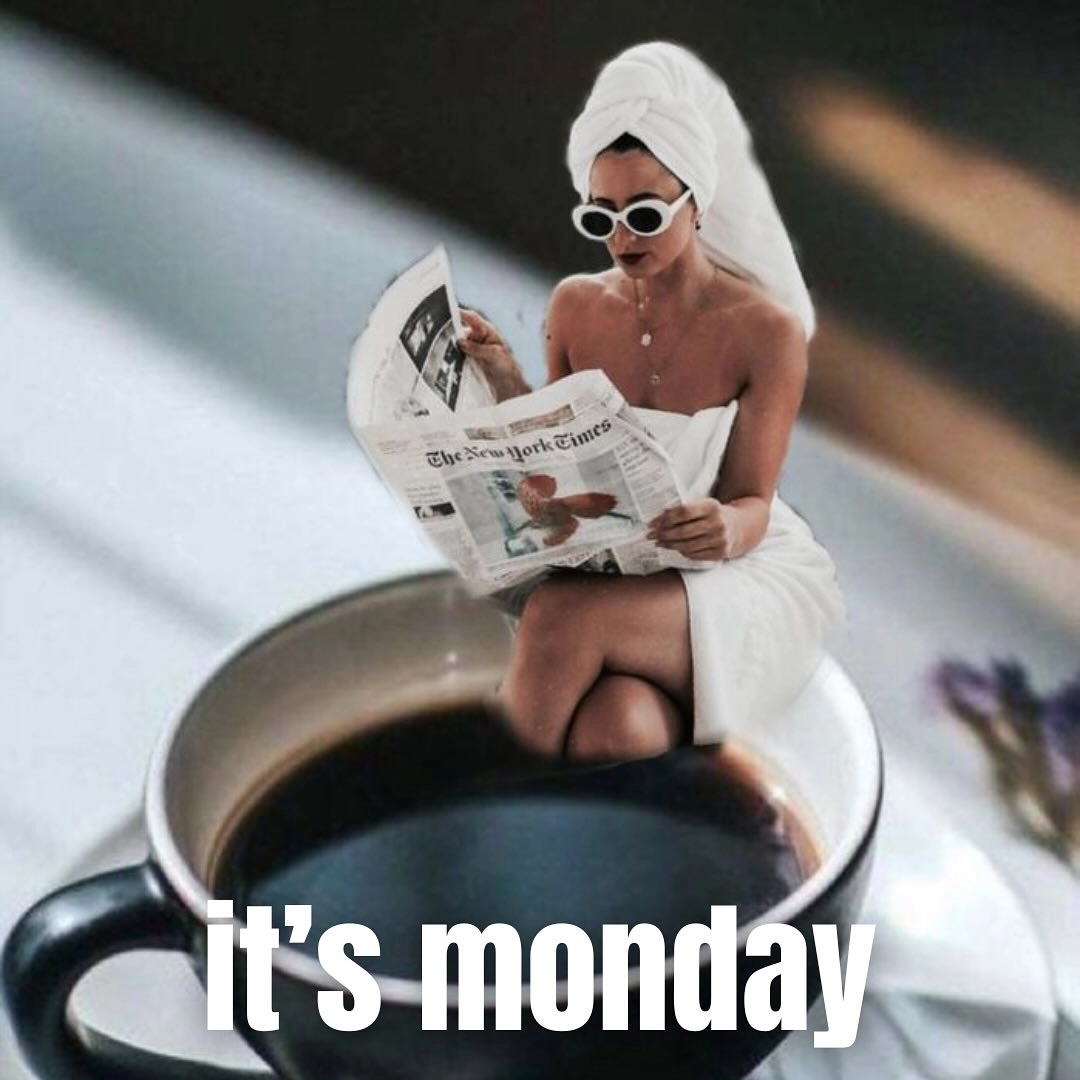 Sometimes even caffeine waves the white flag on Monday mornings.