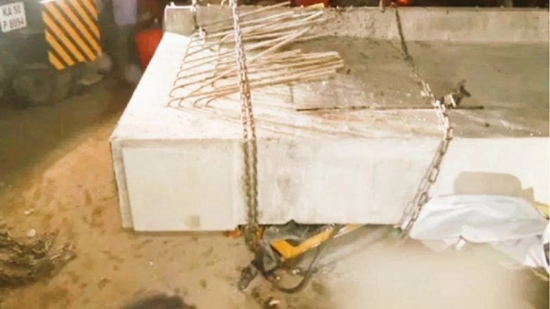 Karnataka: Metro Viaduct Falls on Autorickshaw During Transportation in Bengaluru