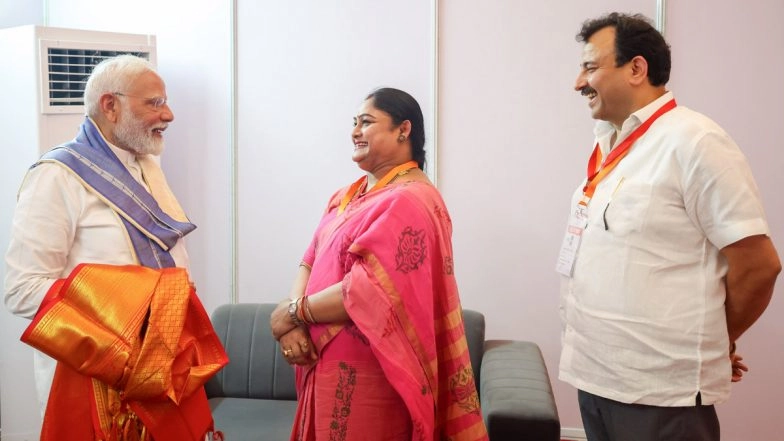 ‘I Missed Gold, but I’ll Train 10 Winners’: India’s First Female Olympic Medallist Karnam Malleswari’s Mission Renewed After Meeting With PM Narendra Modi in Haryana