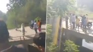 Punjab: School Bus Carrying Children Falls Into Canal in Firozpur; Rescue Operation Underway, Says CM Bhagwant Mann (Watch Video)