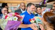 Rahul Gandhi US Tour: Congress Leader Reaches United States on 2-Day Trip, To Visit Brown University in Rhode Island (See Pics)